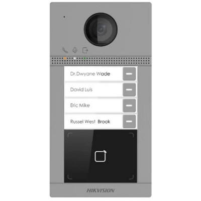Виклична Wi-Fi IP-відеопанель Hikvision DS-KV8413-WME1(C)/Flush/Europe BV